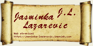 Jasminka Lazarević vizit kartica